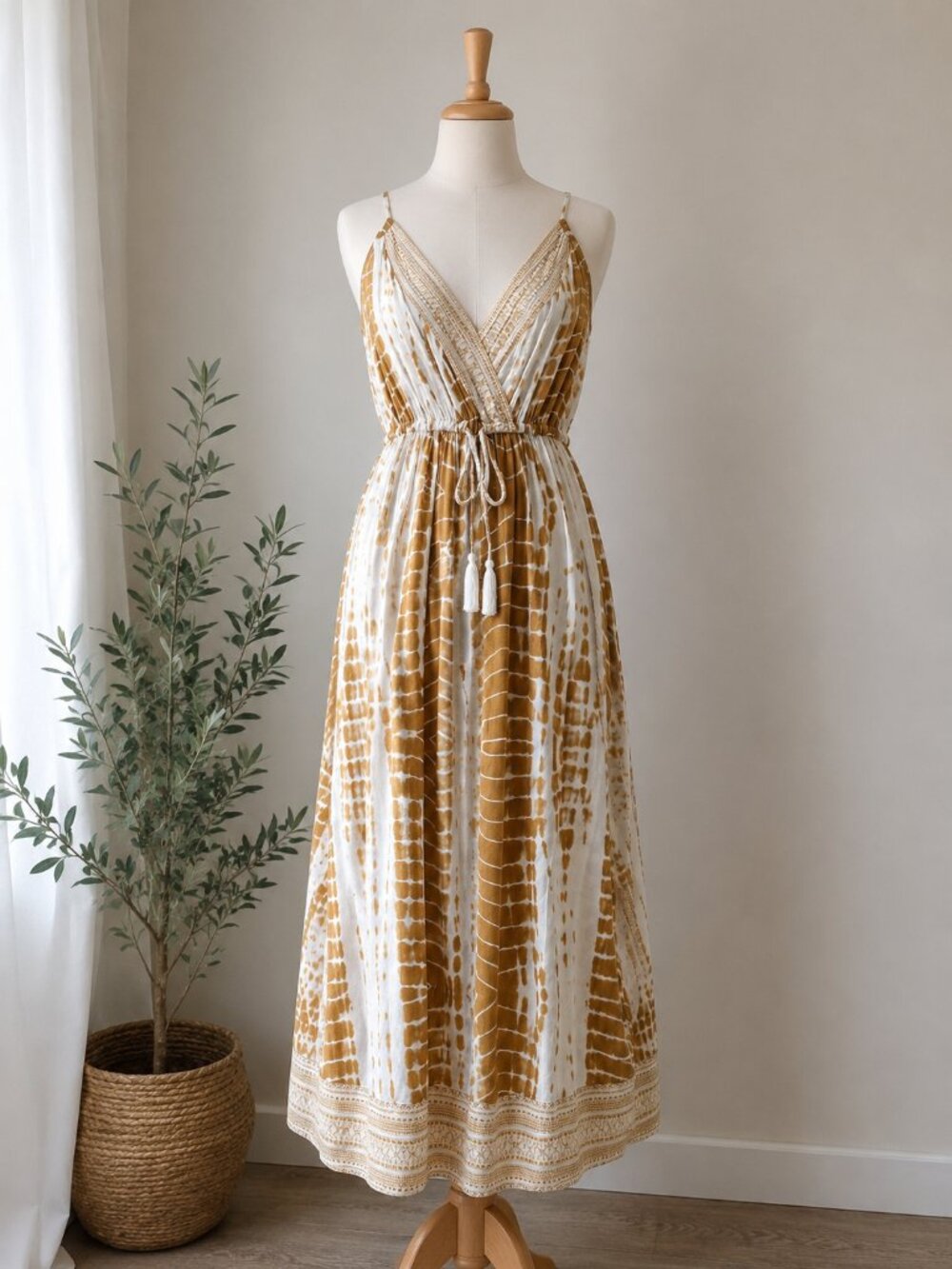 Spiaggia Dolce Boho Tie Dye Maxi Dress